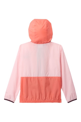 Windjack met Capuchon Back Bowl™ II - Rood en Lichtroze