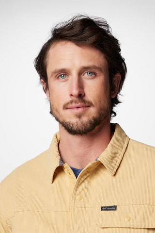 Velours Overhemd Flare Gun™ - Lichtbruin