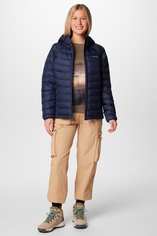 Gewatteerde Jas met Capuchon Powder Lite™ II - Marineblauw