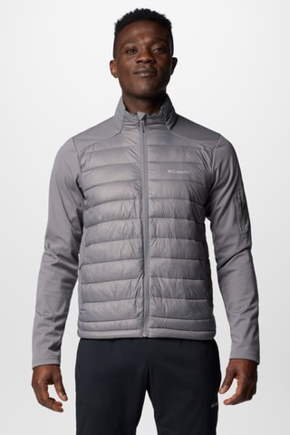 Gewatteerde Hiking Jas Softshell Tech™ - Grijs