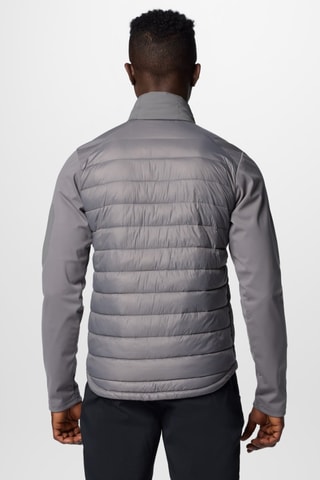 Gewatteerde Hiking Jas Softshell Tech™ - Grijs