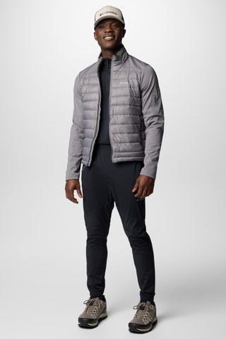 Gewatteerde Hiking Jas Softshell Tech™ - Grijs