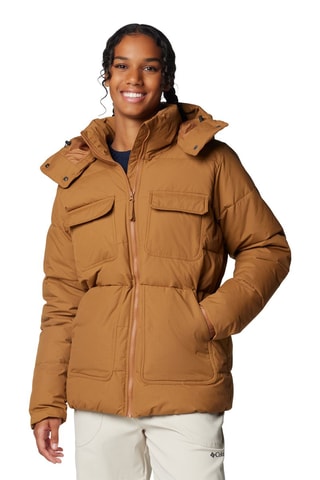 Gewatteerde Jas met Capuchon Labyrinth Loop™ II - Camel