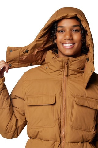 Gewatteerde Jas met Capuchon Labyrinth Loop™ II - Camel