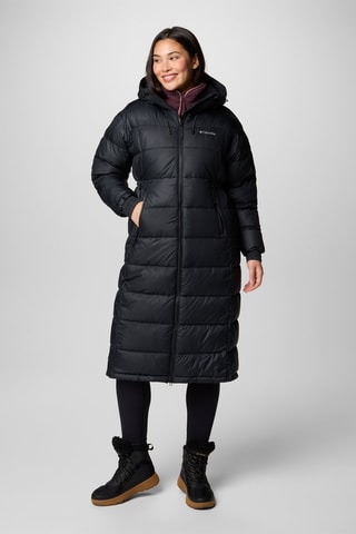 Gewatteerde Lange Jas met Capuchon Pike Lake™ II - Zwart
