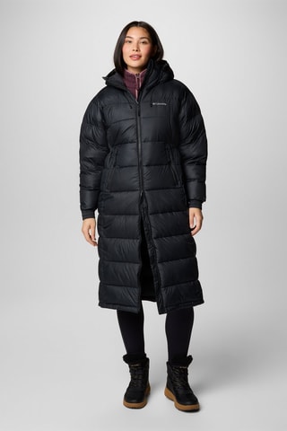 Gewatteerde Lange Jas met Capuchon Pike Lake™ II - Zwart