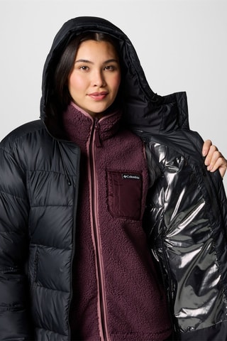 Gewatteerde Lange Jas met Capuchon Pike Lake™ II - Zwart