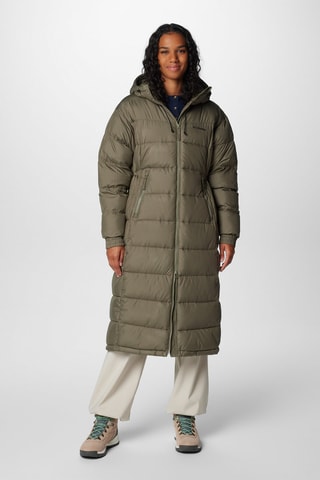 Gewatteerde Lange Jas met Capuchon Pike Lake™ II - Groen