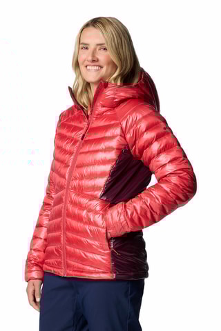 Gewatteerde Jas met Capuchon Labyrinth Loop™ II - Rood