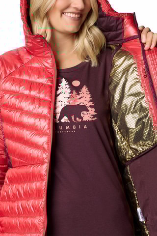 Gewatteerde Jas met Capuchon Labyrinth Loop™ II - Rood