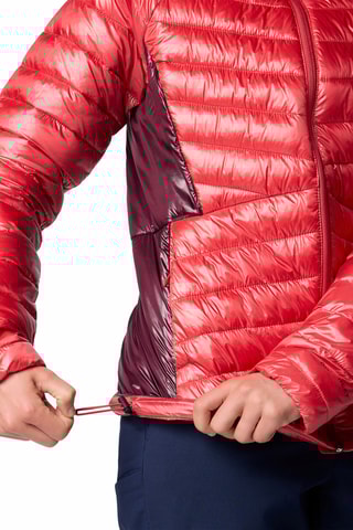 Gewatteerde Jas met Capuchon Labyrinth Loop™ II - Rood