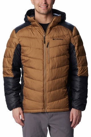 Gewatteerde Jas met Capuchon Labyrinth Loop™ - Bruin