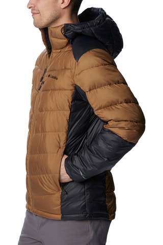 Gewatteerde Jas met Capuchon Labyrinth Loop™ - Bruin