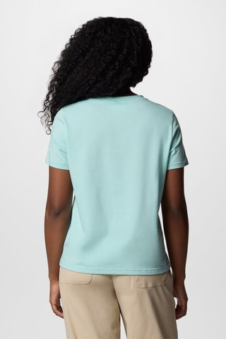 Biologisch Katoenen Regular T-shirt Rolling Bend™ - Zeegroen