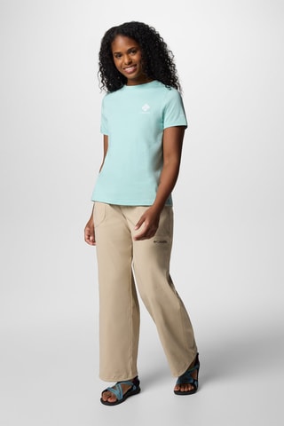 Biologisch Katoenen Regular T-shirt Rolling Bend™ - Zeegroen