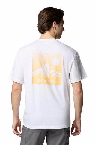 Biologisch Katoenen Regular T-shirt Black Butte™ - Wit