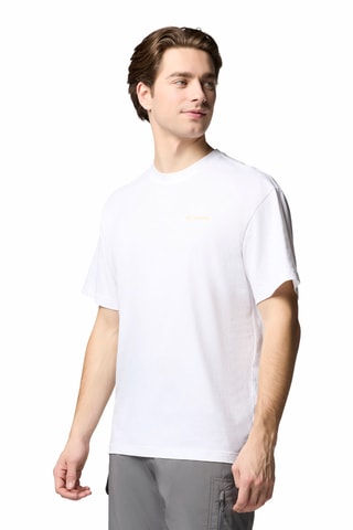 Biologisch Katoenen Regular T-shirt Black Butte™ - Wit