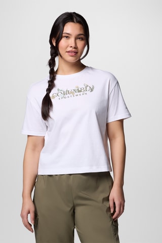 Biologisch Katoenen Regular T-shirt Rolling Bend™ - Wit