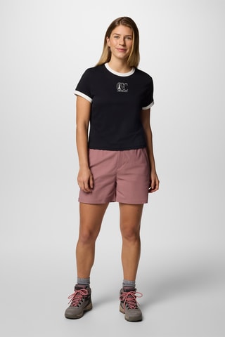 Biologisch Katoenen Regular T-shirt Rolling Bend™ - Zwart