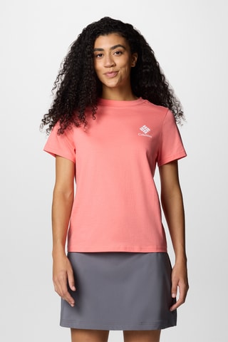 Biologisch Katoenen Regular T-shirt Rolling Bend™ - Rood