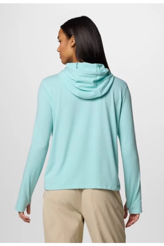 Sweater met Capuchon W EU Sun Trek™ - Zeegroen