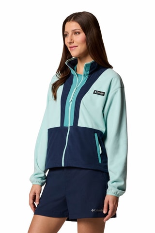 Fleece Sweater Backbowl™ II - Zeegroen