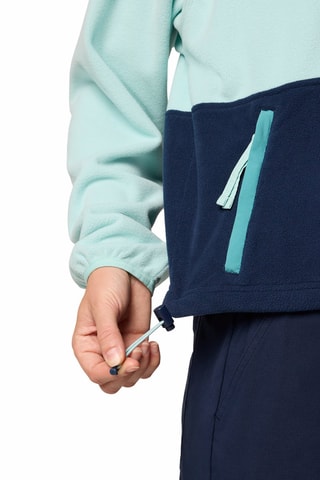 Fleece Sweater Backbowl™ II - Zeegroen