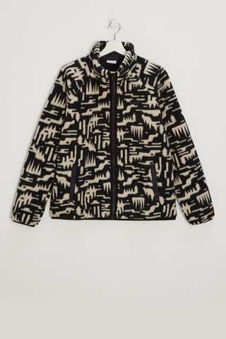 Sweat polaire - Noir et écru