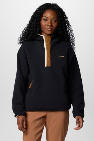 Fleece Sweater met Capuchon Helvetia™ II - Zwart