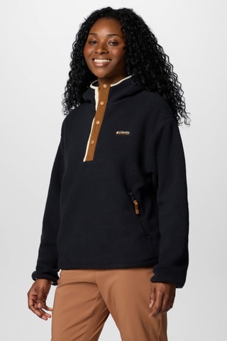 Fleece Sweater met Capuchon Helvetia™ II - Zwart