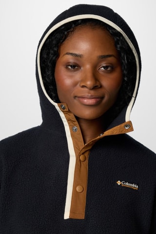 Fleece Sweater met Capuchon Helvetia™ II - Zwart