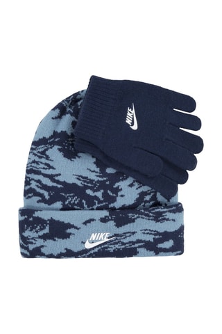 Bonnet et gants - Bleu - Nike