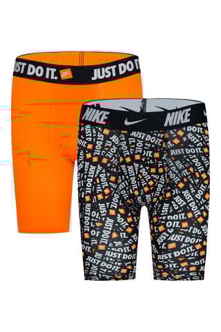 2 boxers - Orange et noir - Nike
