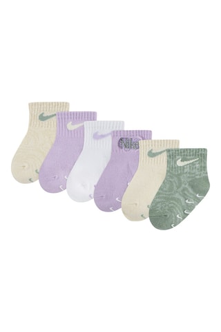 6 paires de chaussettes - Jaune et violet