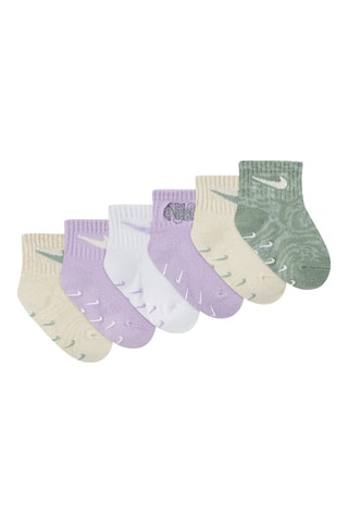 6 paires de chaussettes - Jaune et violet