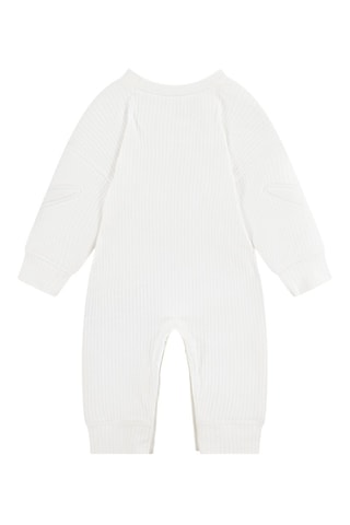 Combinaison en coton biologique - Blanc