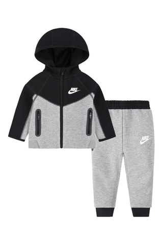 Sweat à capuche et pantalon polaire - Gris