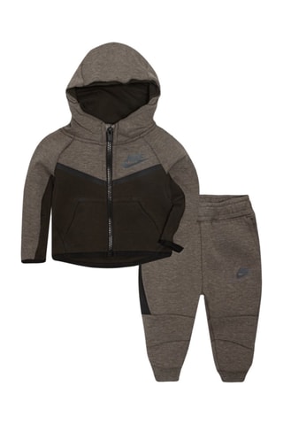 Sweat à capuche et jogging polaire Nkn - Anthracite et gris chiné - Nike