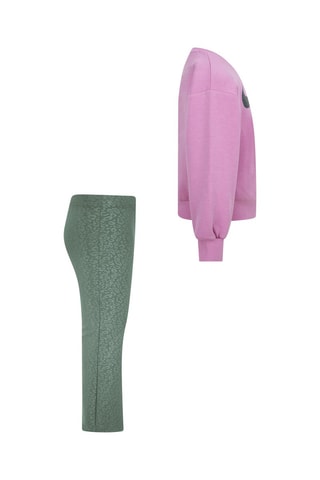 Sweat et pantalon - Vert et rose - Nike