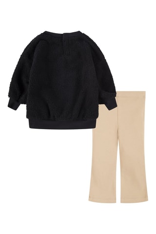 Sweat et pantalon - Beige et noir - Nike