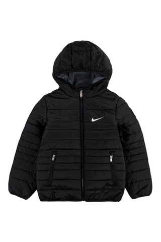 Doudoune à capuche - Noir et blanc