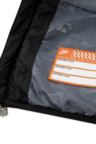 Doudoune à capuche - Noir et blanc