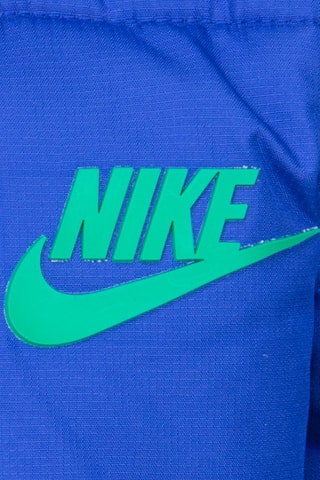 Doudoune à capuche - Bleu et vert