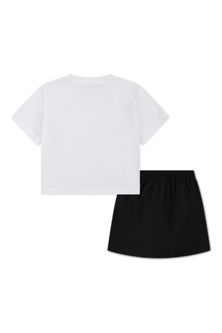 T-shirt et jupe - Blanc et noir