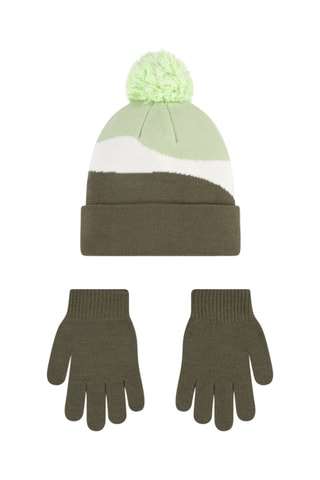 Bonnet et gants - Vert