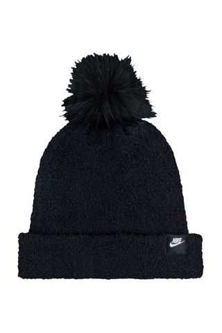 Bonnet à pompon et gants - Noir 