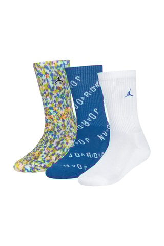 3 paires de chaussettes - Ciel et blanc