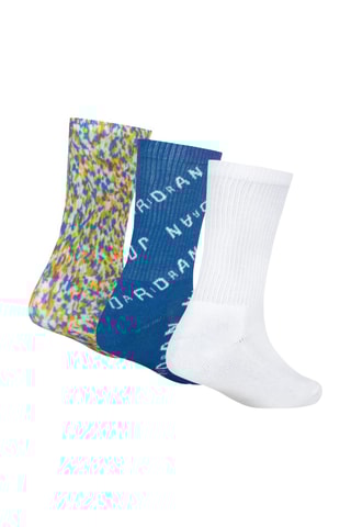 3 paires de chaussettes - Ciel et blanc