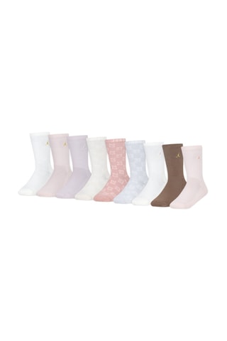 9 paires de chaussettes - Blanc et beige