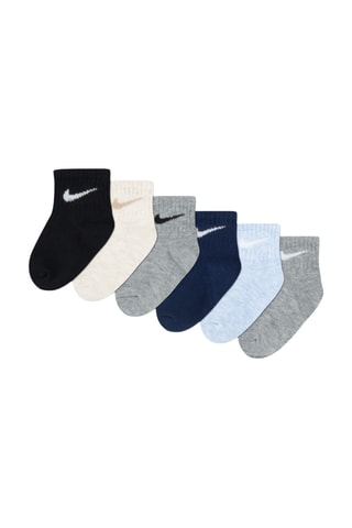 6 paires de chaussettes - Ivoire et noir